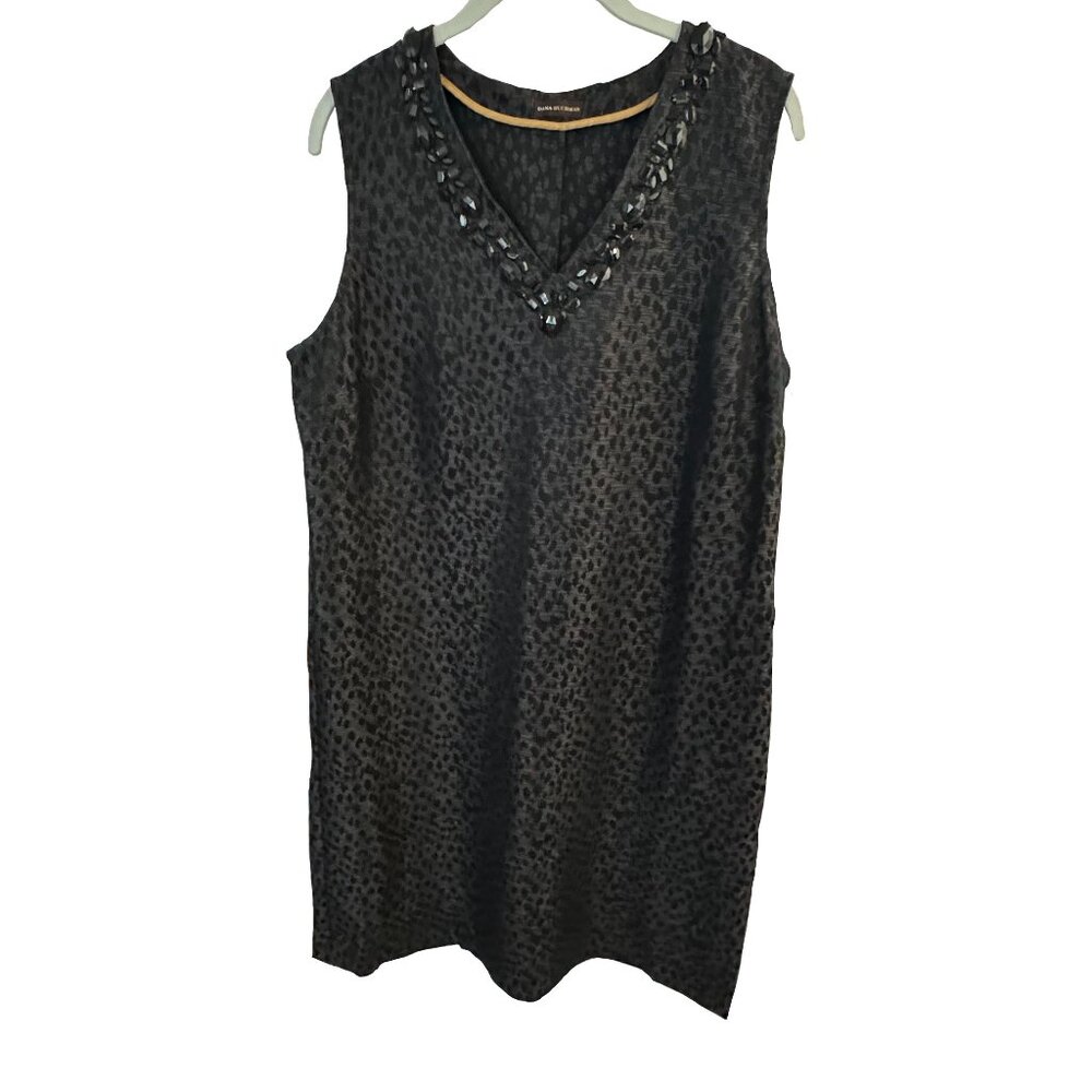 Dana Buchman Sleeveless Black Dress EUC